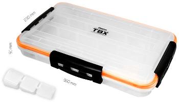 Horgász doboz Delphin TBX One 360-4P Clip WP doboz