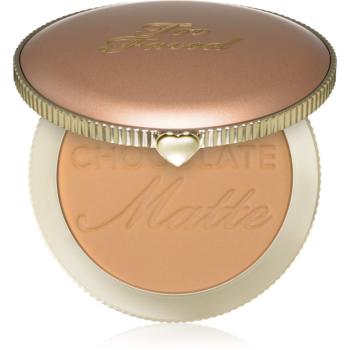 Too Faced Chocolate Soleil Matte Bronzer bronzer s matným efektem odstín Milk Chocolate 8 g