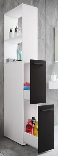 VCM Koupelnová skříňka Sadilo XL, bílá/antracit