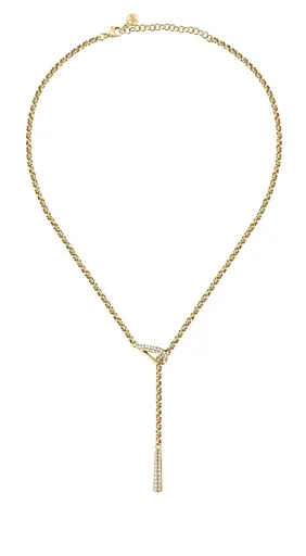 Morellato Pozlacený flexibilní náhrdelník s krystaly Design SAYP20