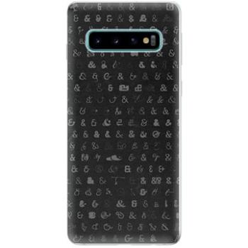 iSaprio Ampersand 01 pro Samsung Galaxy S10 (amp01-TPU-gS10)