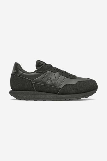 Dětské sneakers boty New Balance PH237BK1 černá barva