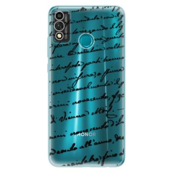 Odolné silikonové pouzdro iSaprio - Handwriting 01 - black - Honor 9X Lite