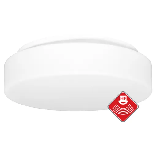 Ecolite Stropní svítidlo 1xE27 29,5cm IP44 HF senzor bílé W132-BI