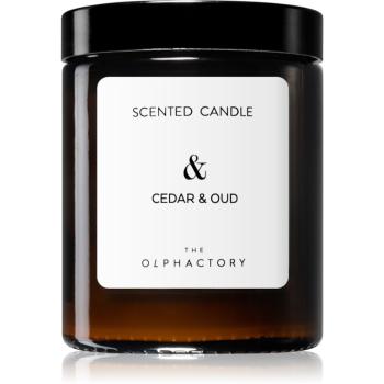 Ambientair The Olphactory Cedar & Oud vonná svíčka (brown) & 135 g