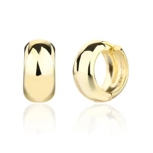 JVD Minimalistické pozlacené kruhové náušnice SVLE3380XJ6GO00