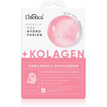 L’biotica PGA Hydro Fusion + Collagen intenzivní hydrogelová maska s vyhlazujícím efektem 1 ks