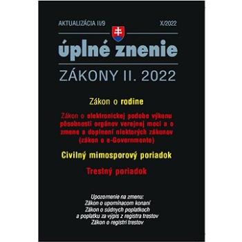 Aktualizácia II/9 2022 – e-Government a Civilný mimosporový poriadok (9772730035096)