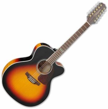 Takamine GJ72CE-12 Brown Sunburst 12-strunná elektroakustická kytara