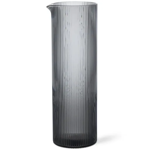 Džbán na vodu RIPPLE 1,1 l, šedá, sklo, ferm LIVING