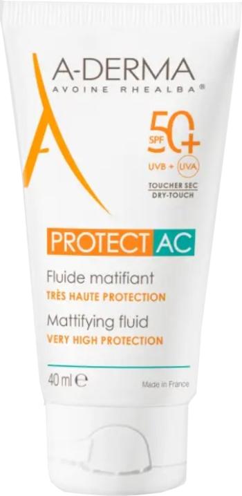 A-DERMA Ochranný matující fluid SPF 50+ Protect AC (Mattifying Fluid) 40 ml