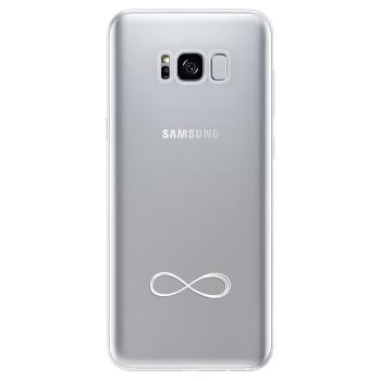 Odolné silikonové pouzdro iSaprio - čiré - Infinity - Samsung Galaxy S8