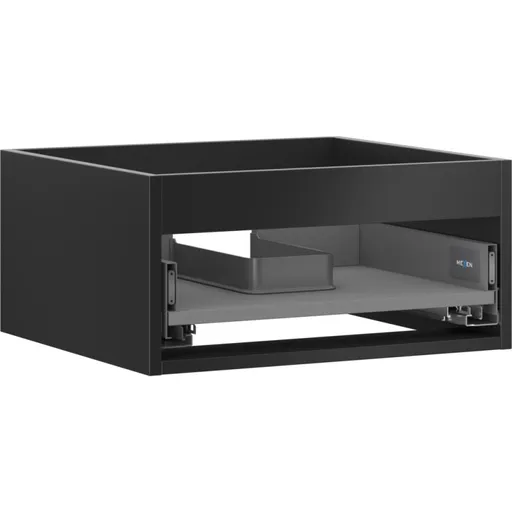 MEXEN Box-A skříňka pro umyvadlo 50, 1 šuplík, černá mat 91AX0-0500-235-1-71