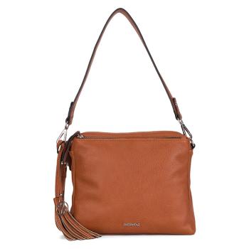 Dámská crossbody kabelka Emily & Noah Lonie - koňak