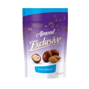 POEX Almond Exclusive Mandle v mléčné čokoládě s kokosem 150 g