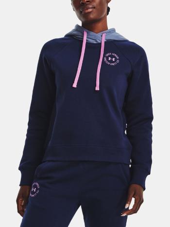 Under Armour Rival Fleece CB Hoodie Mikina Modrá