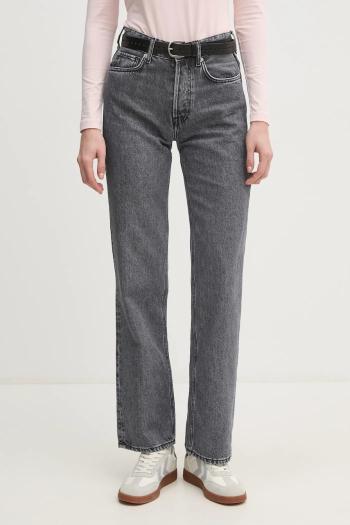 Rifle Pepe Jeans STRAIGHT JEANS HW ROBYN dámske, vysoký pás, PL204901UM0