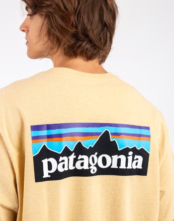 Tričko Patagonia M's P-6 Logo Responsibili-Tee Beeswax Tan