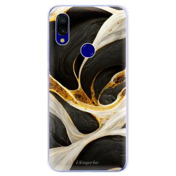 Odolné silikonové pouzdro iSaprio - Black and Gold - Xiaomi Redmi 7