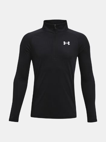 Under Armour UA Tech 2.0 1/2 Zip Triko dětské Černá