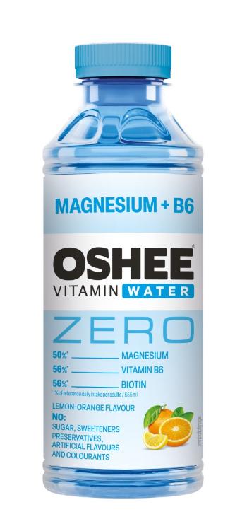 OSHEE Vitamínová voda Magnesium+B6 zero 555 ml