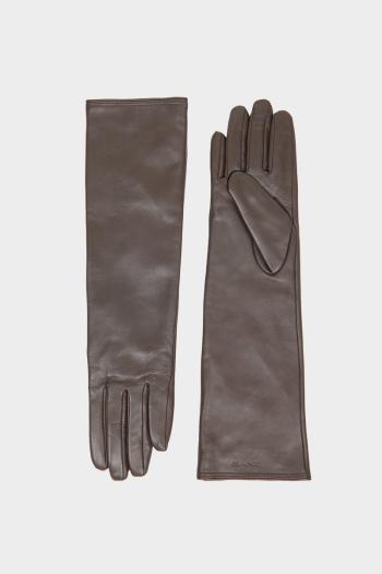 RUKAVICE GANT LONG LEATHER GLOVES RICH BROWN