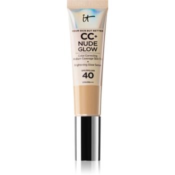 IT Cosmetics Your Skin But Better CC + Nude Glow CC krém pro rozjasnění pleti SPF 40 Medium Tan 32 ml