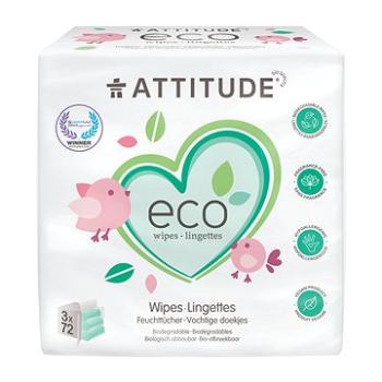 ATTITUDE Wipes bez vůně (3× 72 ks) (626232170016)