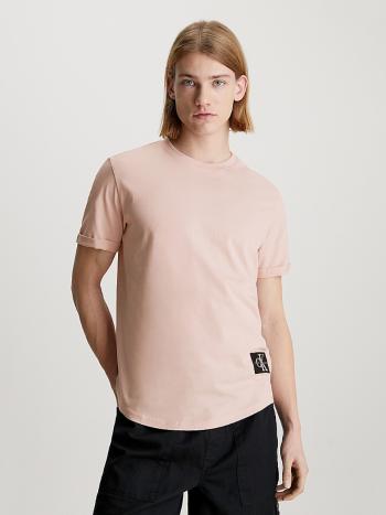 Calvin Klein pánské růžové tričko - XL (TF6)