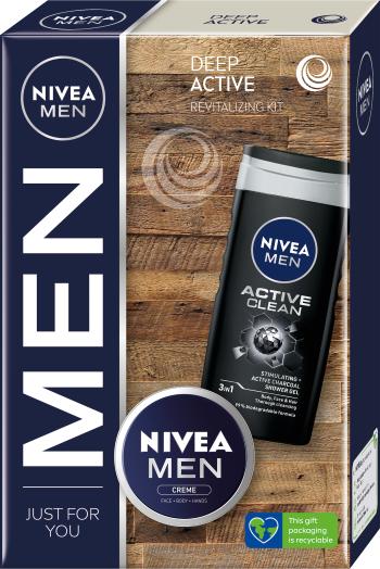 Nivea Dárková sada tělové péče Deep Active