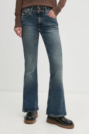 Džíny Pepe Jeans FLARE JEANS MW dámské, high waist, PL204877HW6