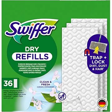 Swiffer Sweeper na podlahy Náhrady Dry, 36 ks (8006540307939)