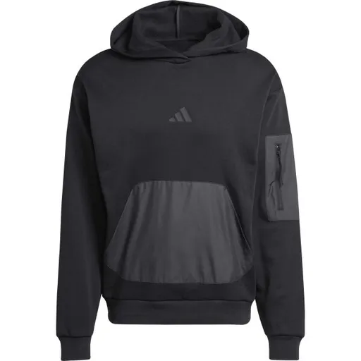 adidas M CITY ESCAPE HD GD Pánská mikina, černá, velikost