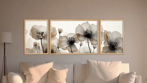 Dekorativní rámovaný obraz z MDF (3 kusy) Huhu305 - 50 x 140