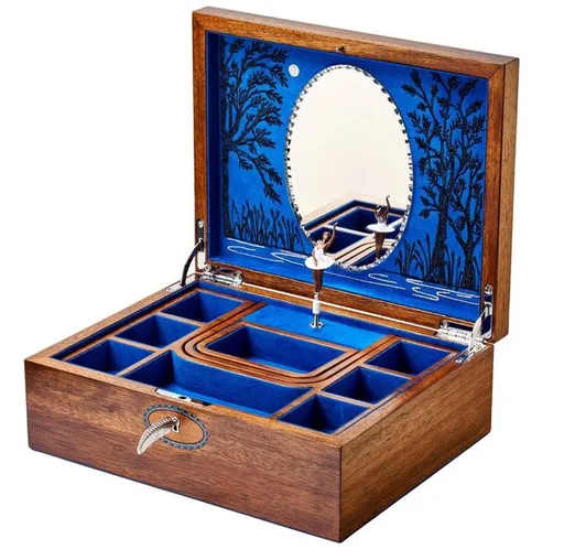 Kazeta na šperky Wolf Ballet Musical Swan Lake 190106