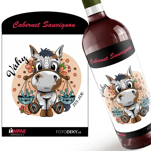 Víno Koňská znamení – váhy (Druh Vína: Červené víno)