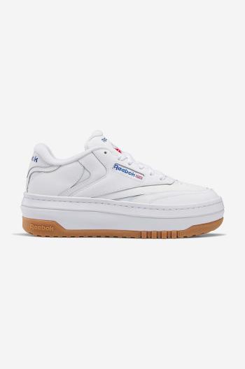 Kožené sneakers boty Reebok Classic bílá barva, GZ2424-white