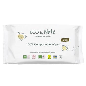 ECO BY NATY Sensitive 56 ks, bez vůně - vlhčené ubrousky