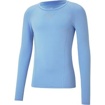 Puma LIGA BASELAYER LONG SLEEVE TEE Pánské funkční triko, světle modrá, velikost