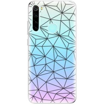 iSaprio Abstract Triangles 03 - black pro Xiaomi Redmi Note 8 (trian03b-TPU2-RmiN8)