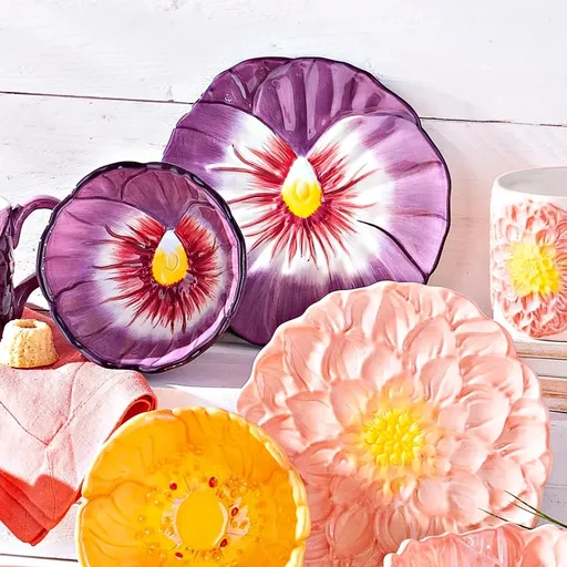 Weltbild Dezertní talíř Fialka