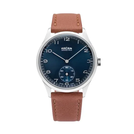 Vulcain Grand Prix - Small Second Blue - Brown Plain