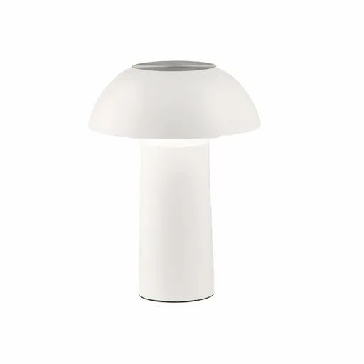 FANEUROPE FAN EUROPE Nabíjecí svítidlo LAMPADA dobíjecí LED MYKES bílá polykarbonát 4,5 W 300 lm CCT stmívatelné 21x16x16 cm
