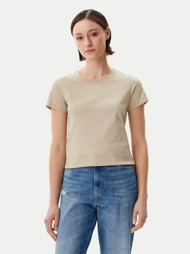 Calvin Klein dámské béžové tričko J20J225540 XS