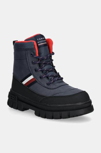 Dětské zimní boty Tommy Hilfiger tmavomodrá barva, T3X5-33713