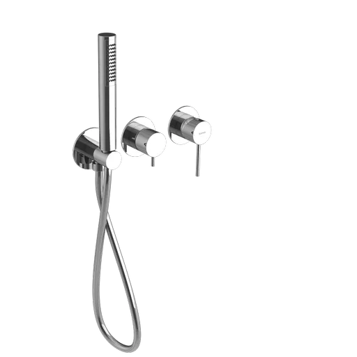 SAPHO ULTRAMIX podomítková sprchová/vanová baterie s ruční sprchou, 2 výstupy, chrom UT045