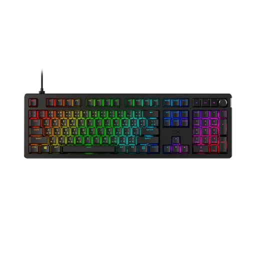 HP HyperX Alloy Rise/Drátová USB/US layout/Černá