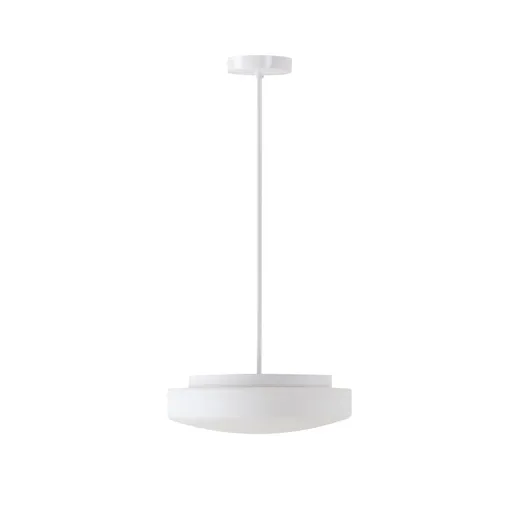 OSMONT EDN61061 EDNA P3 závěsné skleněné svítidlo bílá IP40 3000 K 14W LED