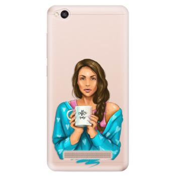 Odolné silikonové pouzdro iSaprio - Coffe Now - Brunette - Xiaomi Redmi 4A