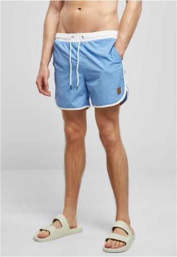 Urban Classics Retro Swimshorts white/horizonblue - XXL